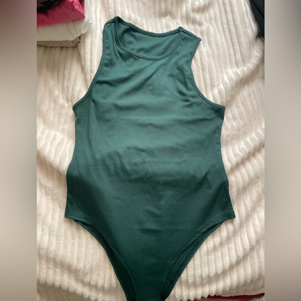 Green One Piece Bodysuit